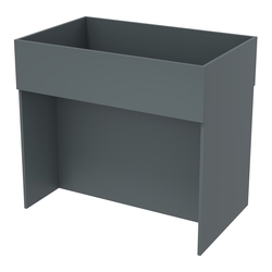 Корзина для распродаж из ДСП №5, Темно-Серый