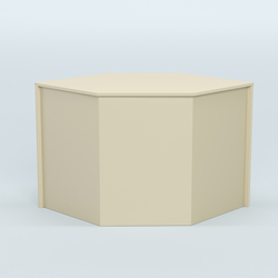 Стол-ресепшен серии ПРАЙМ №3 угловой, Крем Вайс