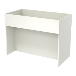 Корзина для распродаж из ДСП №7, Белый