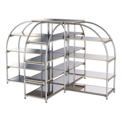 Комбинация стендов TD-06 №3-5 (с полками Зеркало 4мм), Дуб Сонома