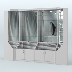 Павильон серии Эталон с зеркальными стенками  №2, Серый