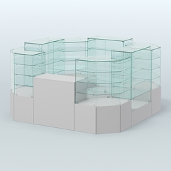 Павильон ИСТРА в центр зала №5а (закрытый) (6, 05 кв.м), Серый