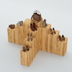 Демо-стенд Ступени Т-обр №3, Дуб Золотистый