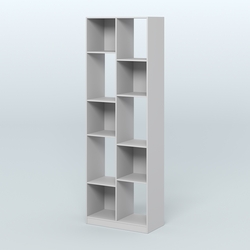 Стеллаж из ДСП серии ЛОФТ №8-1, Серый