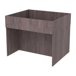 Корзина для распродаж из ДСП №10, Ясень Анкор темный