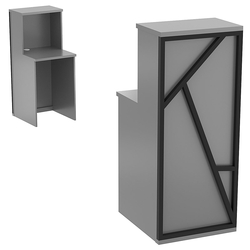 Ресепшен серии ЛОФТ - АЛЬФА №2 (декор №2), Темно-Серый