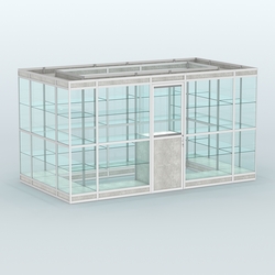 Павильон из профиля островной №2в, Метрополитан Грей