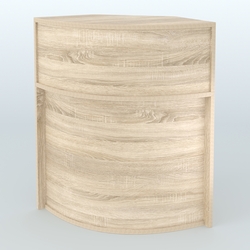 Ресепшен-Лайт секторный-эконом №10, Дуб сонома