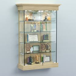 Витрина для музеев "Коллекция" настенная №1-4, Дуб Сонома