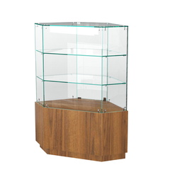 Витрина шестиугольная "Диаманд" №5, Орех