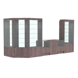 Павильон №12 из ДСП, Ясень Анкор темный