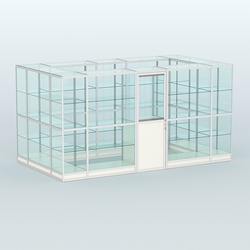 Павильон из профиля островной №2г, Белый