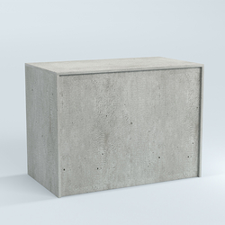 Стол-ресепшен серии ПРАЙМ №1, Метрополитан Грей