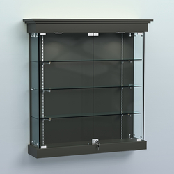 Витрина для музеев "Коллекция" настенная №2-3-РЕГ, Черный