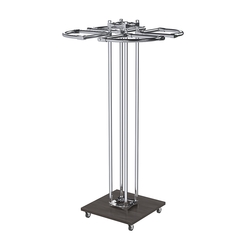 Торговое хромированное одноярусное вешало СЕКТОР №1, Грейвуд