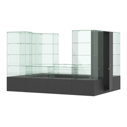 Павильон ИСТРА островной №8а (8, 32 кв.м), Черный