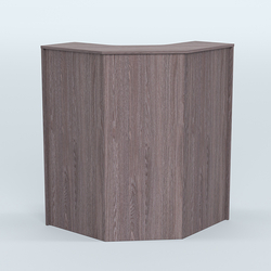 Ресепшен серии ПРАЙМ №3 угловой, Ясень Анкор темный