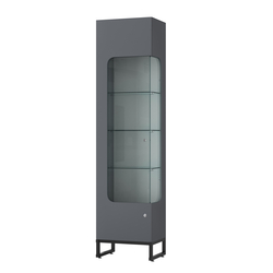 Витрина Монти №3-С правая, Темно-Серый