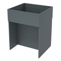 Корзина для распродаж из ДСП №2, Темно-Серый