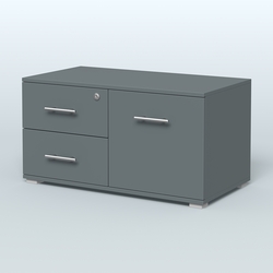 Тумба Динен №1 приставная широкая, Темно-Серый