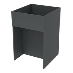 Корзина для распродаж из ДСП №1, Антрацит