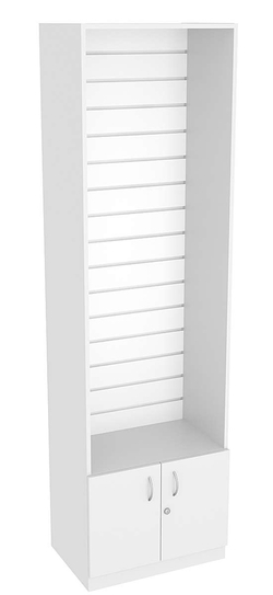 Витрина СЭСП с экономпанелью и накопителем №2-400 (открытая), Серый