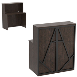 Ресепшен серии ЛОФТ - АЛЬФА №1 (декор №3), Дуб Венге