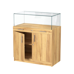 Прилавок ювелирный "Диаманд" №1-1000 пристенный, Дуб Золотистый