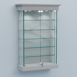 Витрина для музеев "Коллекция" настенная №1-5А-РЕГ, Серый