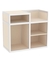 Прилавок под кассу из профиля №1 (открытый) Крем Вайс