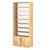 Стеллаж из ДСП с 7-ю полками 400x900 мм серии LEVEL-7 №14-1 (З/C - СТЕКЛО) Дуб Золотистый