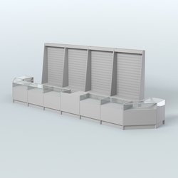 Торговый Островок "Эконом" №7 (12, 4 кв.м), Серый