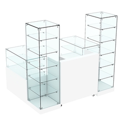 Торговый островок ХИТ ПРОДАЖ №14 (открытый) (2, 43 кв.м), Белый