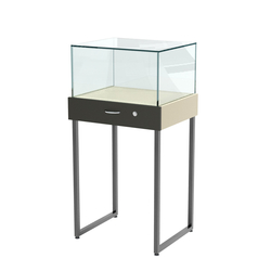 Прилавок ювелирный "Диаманд" №4-600, Крем Вайс + Черный