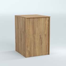 Стол-ресепшен серии ПРАЙМ №2, Дуб Канзас коричневый