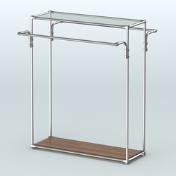 Островная торговая система ХРОМ 1200 мм №3, Орех