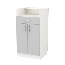 Кассовый прилавок "Диаманд" №10-600, Белый + Серый