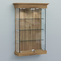 Витрина для музеев "Коллекция" настенная №1-3, Дуб Канзас коричневый