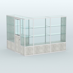 Павильон из профиля угловой №1б (5,5 кв.м), Метрополитан Грей