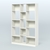 Стеллаж из ДСП серии ЛОФТ №14-1 Белый