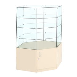 Витрина Истра в центр зала №207 (угловая), Крем Вайс