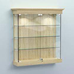 Витрина для музеев "Коллекция" настенная №2-3, Дуб Сонома