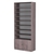 Стеллаж из ДСП с 7-ю полками 400x900 мм серии LEVEL-7 №14 (З/C - ДВП) Ясень Анкор темный