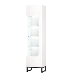 Витрина Монти №4-П левая, Ясень Анкор светлый