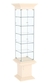 Витрина стаканчик с пятью полками КОЛОСС №502 Крем Вайс