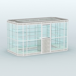 Павильон из профиля островной №3в, Метрополитан Грей