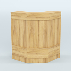 Ресепшен серии ПРАЙМ №3Б угловой, Дуб Золотистый