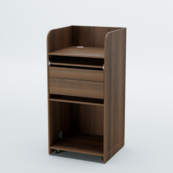 Стойка официанта "Бармен" №3 передвижная, Орех