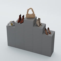 Демо-стенд Ступени-Пирамида №2, Темно-Серый