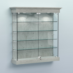 Витрина для музеев "Коллекция" настенная №2-4, Метрополитан Грей